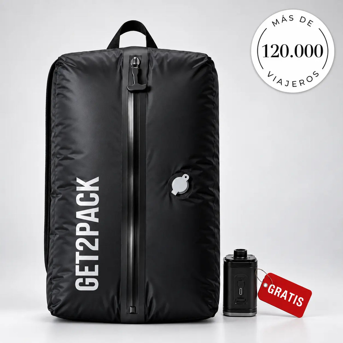 Get2Pack™ Kit de Viaje · Mete más ropa, paga menos