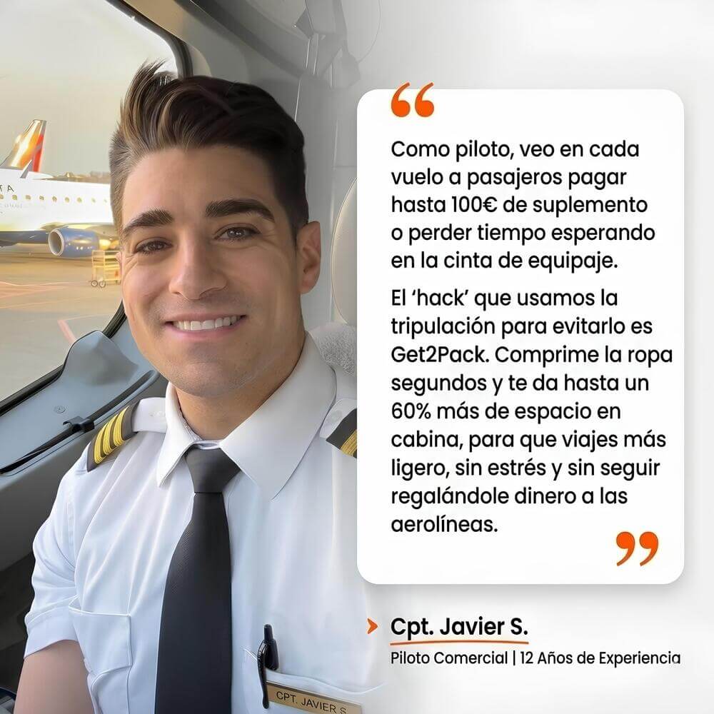 Get2Pack™ Kit de Viaje · Mete más ropa, paga menos