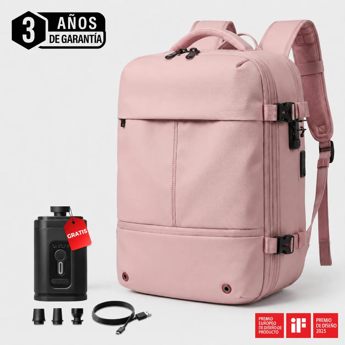 GET2PACK® Mochila Debajo Del Asiento 40L (Ryanair/Vueling)