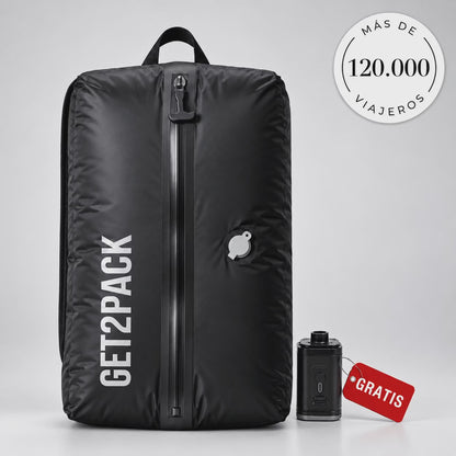 Get2Pack™ Kit de Viaje · Mete más ropa, paga menos